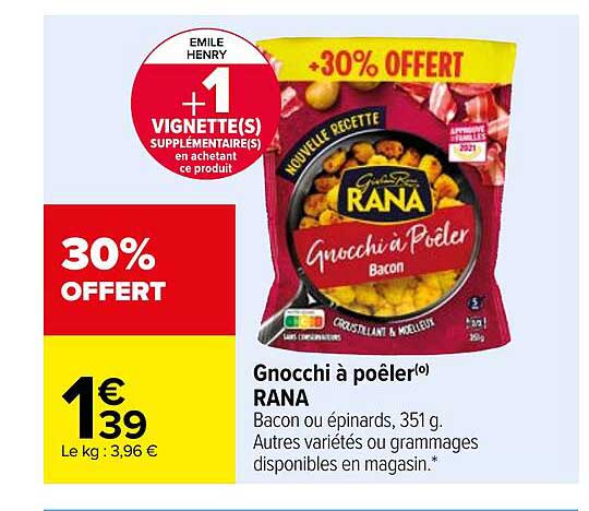 Gnocchi à Poêler Rana