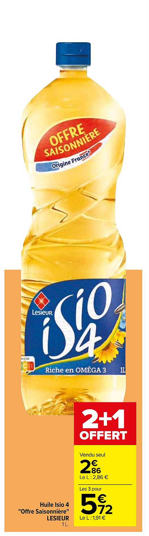 huile isio 4 "offre saisonnière" lesieur