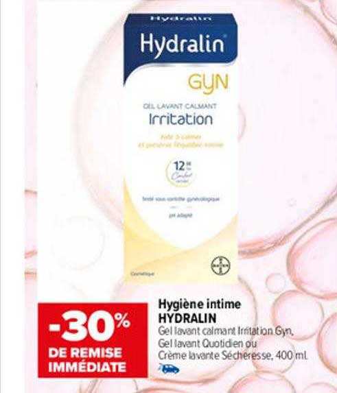 hygiène intime hydralin