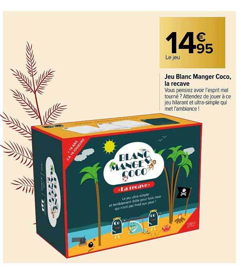 jeu blanc manger coco, la recave