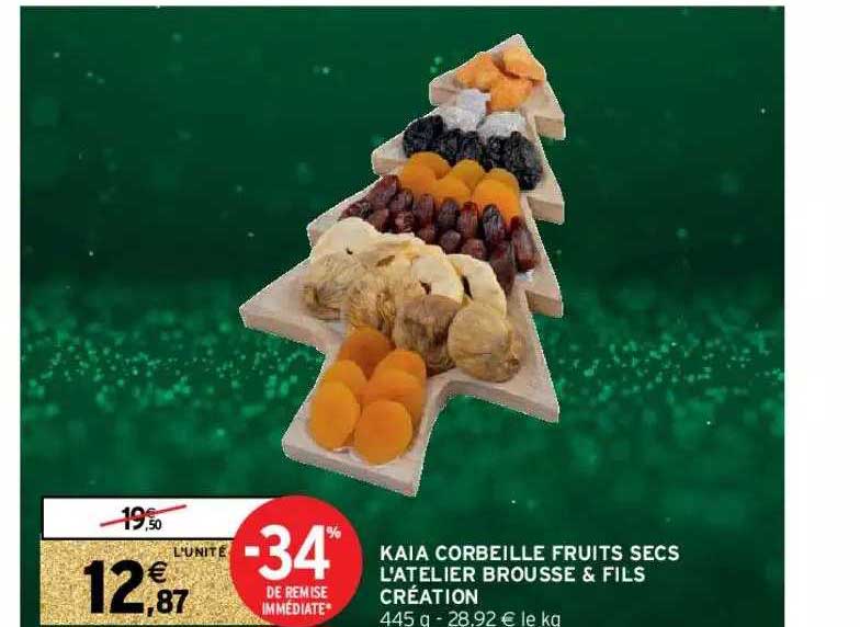 kaia corbeille fruits secs l'atelier brousse & fils création