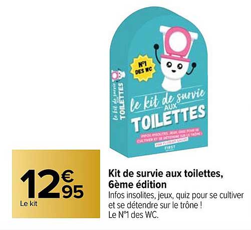 kit de survie aux toilettes, 6ème édition