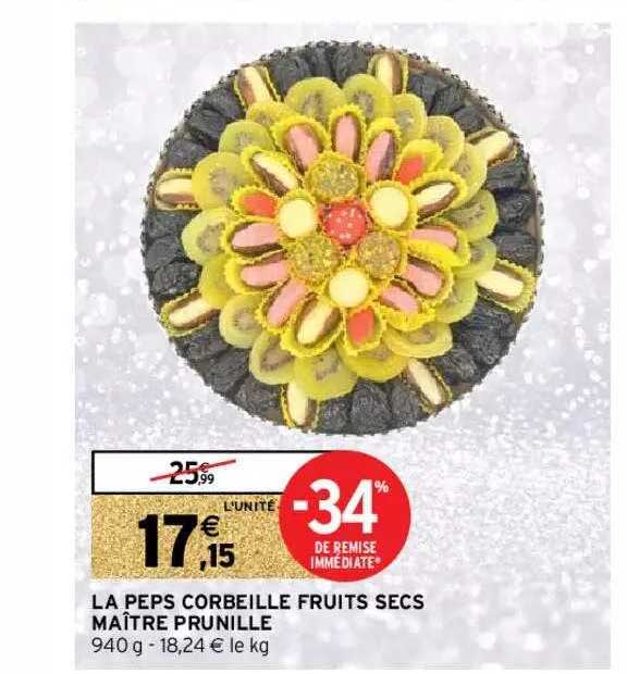 la peps corbeille fruits secs maître prunille