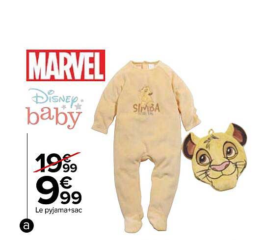 Le Pyjama+sac Marvel Disney Baby