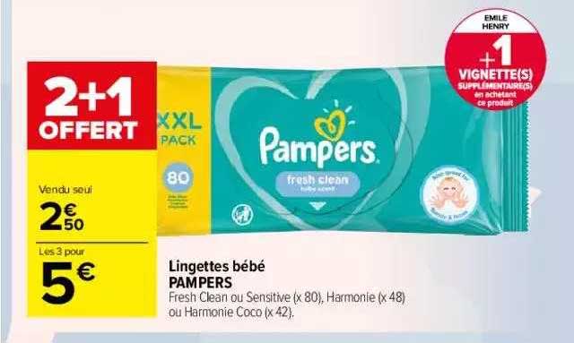 Lingettes Bébé Pampers