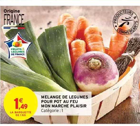 mélange de légumes pour pot au feu mon marché plaisir
