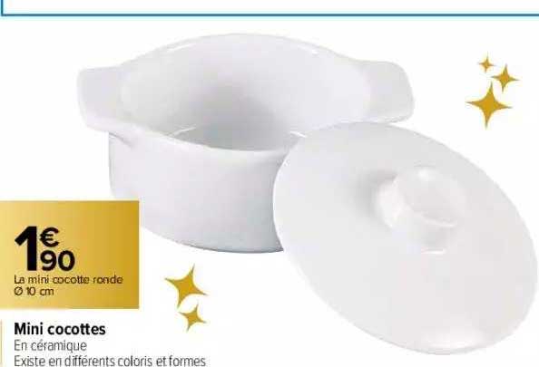 mini cocottes
