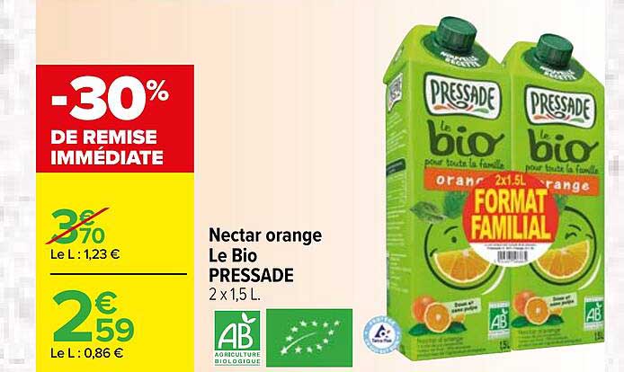 Nectar Orange Le Bio Pressade