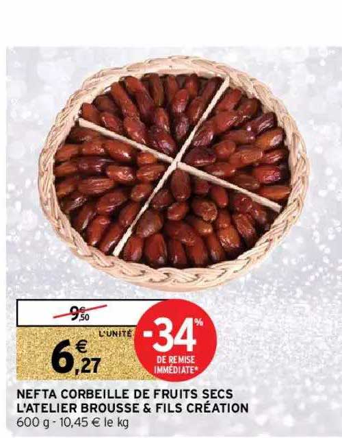 nefta corbeille de fruits secs l'atelier brousse & fils création