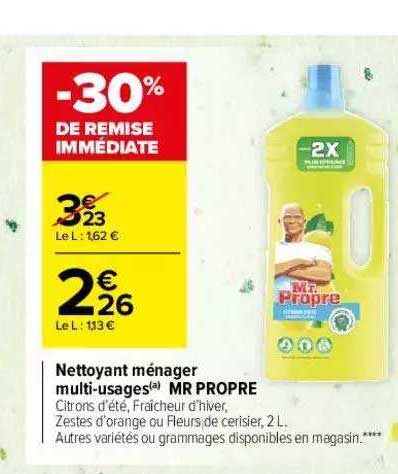 nettoyant ménager multi-usages mr propre