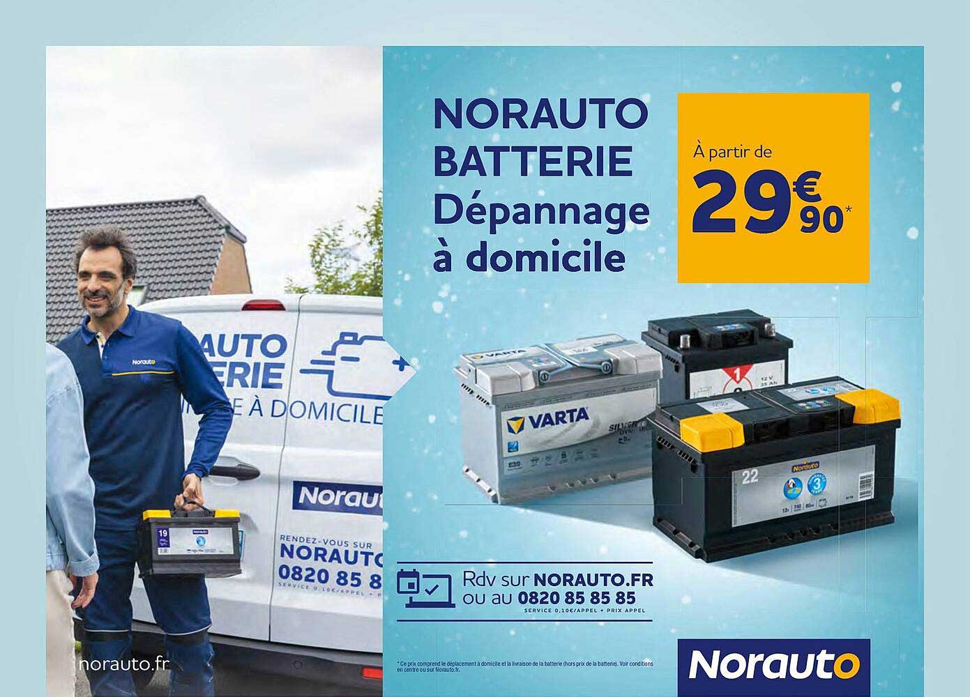 Norauto Batterie : Dépannage à Domicile