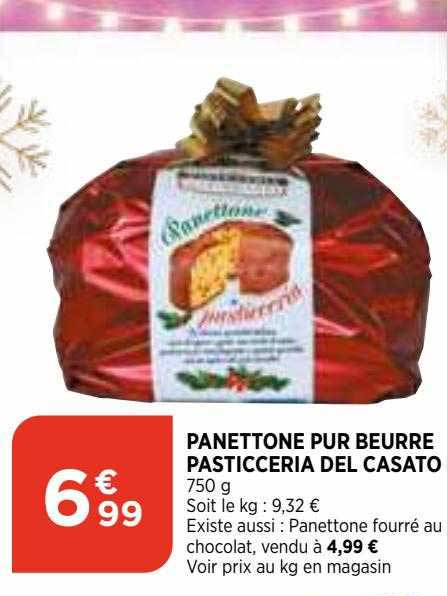 panettone pur beurre particceria del casato