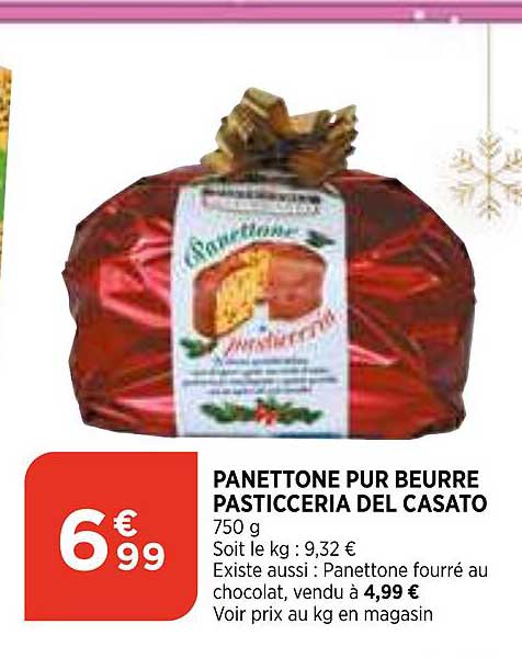 panettone pur beurre pasticceria del casato