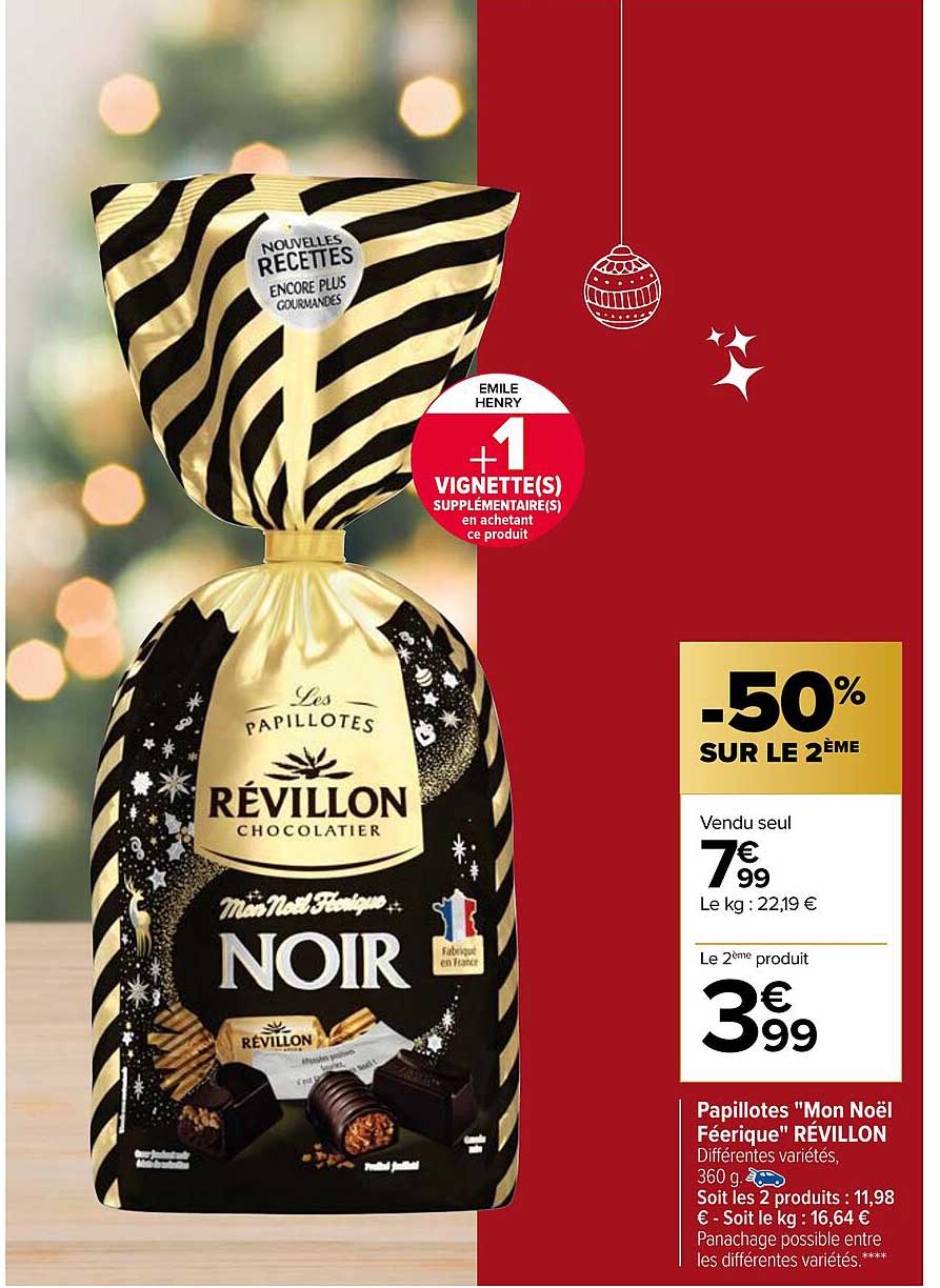 papillotes "mon noël féerique" revillon