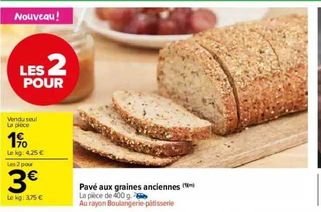 Pavé Aux Graines Anciennes