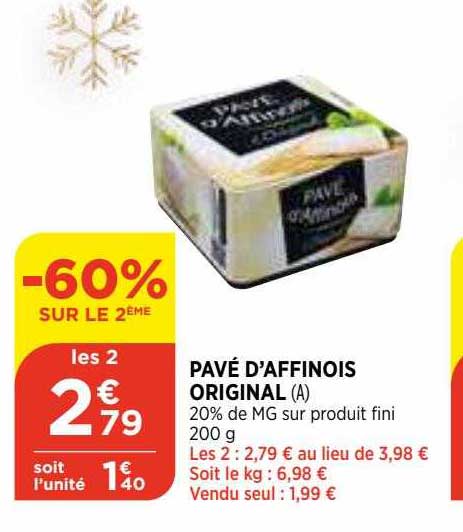 Pavé D'affinois Original