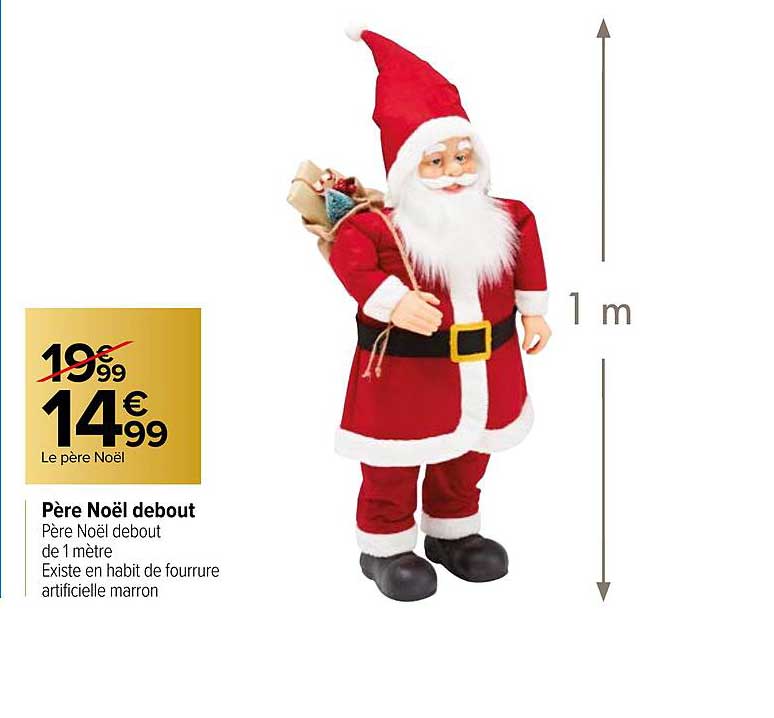 père noël debout