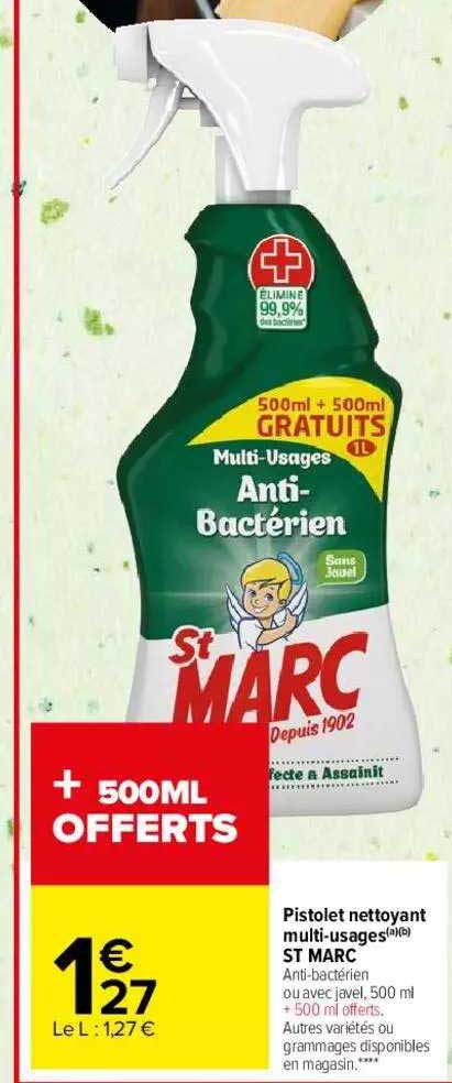 pistolet nettoyant multi-usages st marc