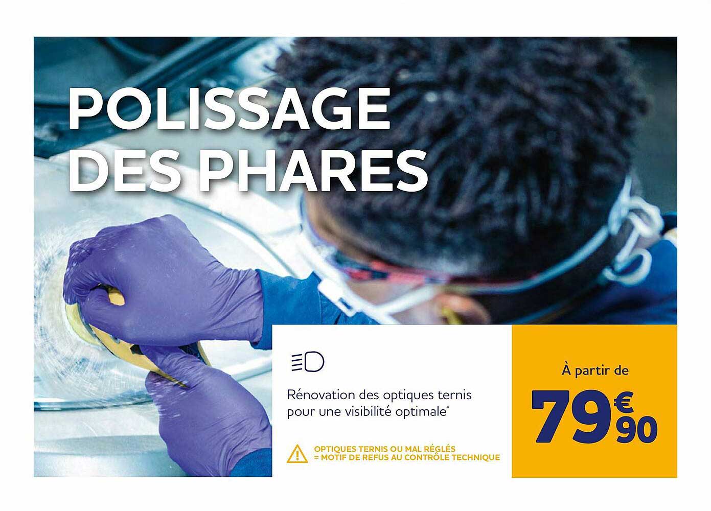 polissage des phares