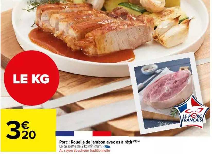 Porc : Rouelle De Jambon Avec Os à Rôtir