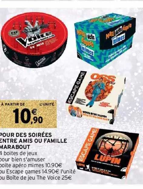 pour des soirrées entre amis ou famille marabout