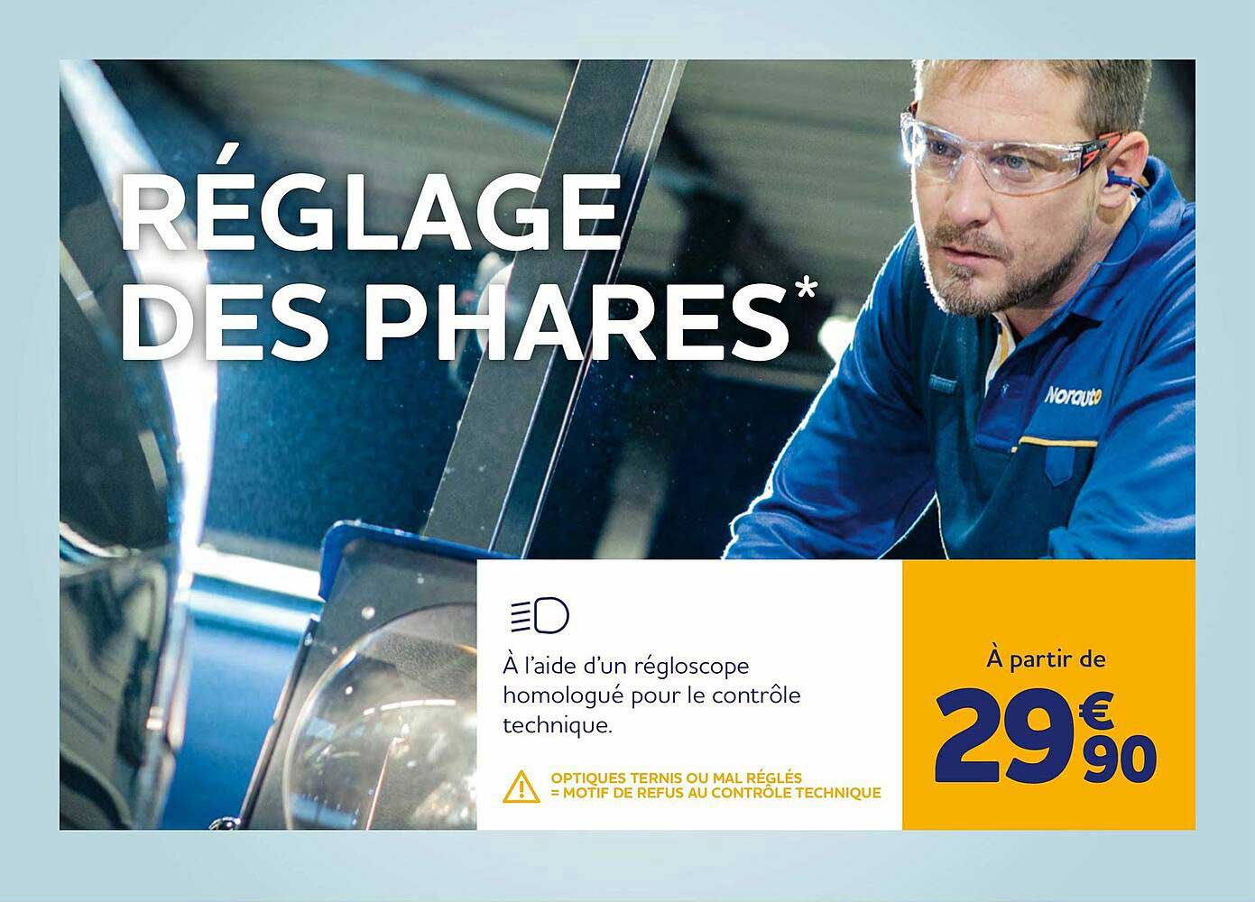 réglage des phares