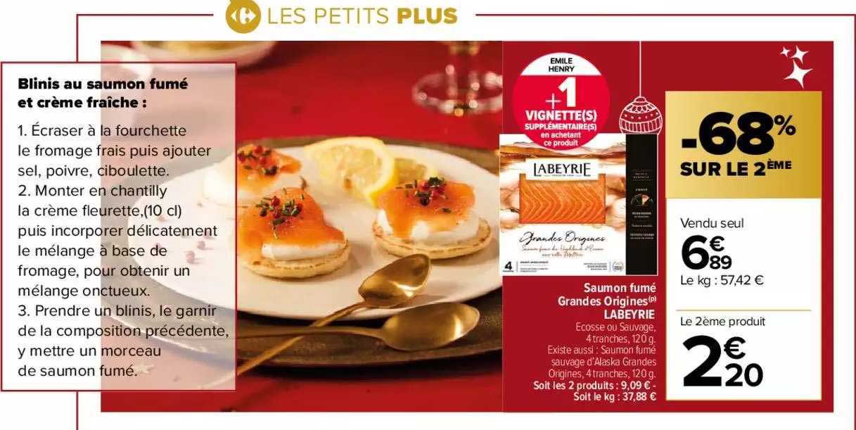 saumon fumé grandes origines labeyrie