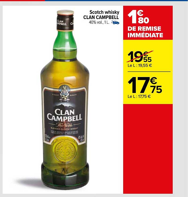 scotch whisky clan campbell