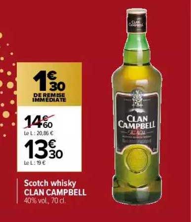 scotch whisky clan campbell
