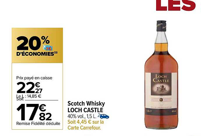 scotch whisky loch castle