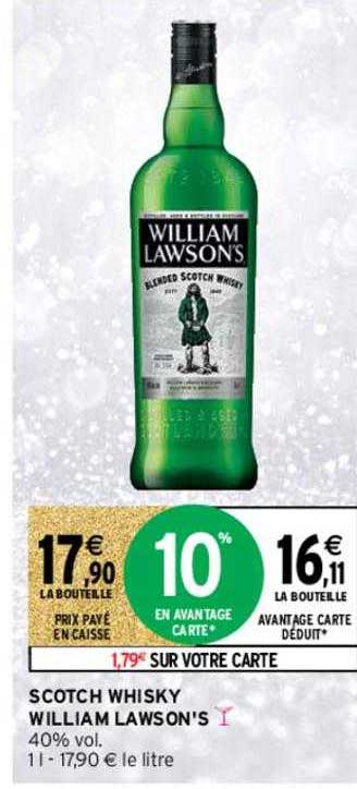 scotch whisky william lawson's