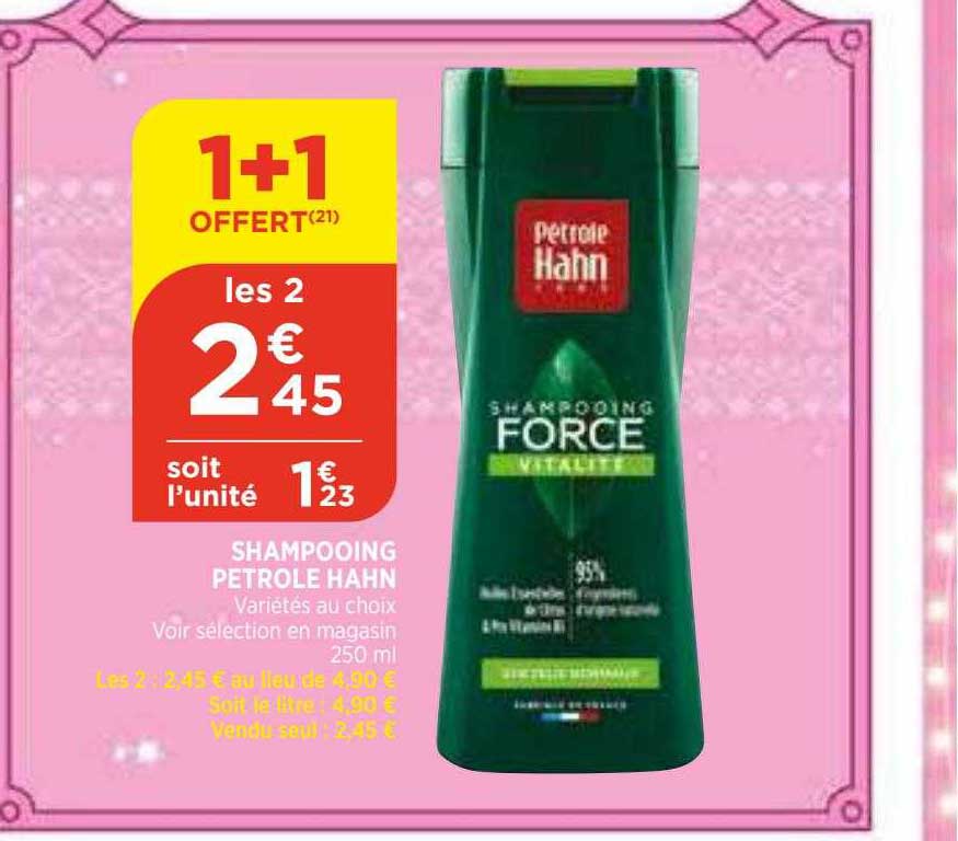shampooing pétrol hahn