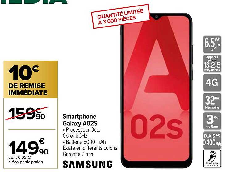 smartphone galaxy a02s samsung