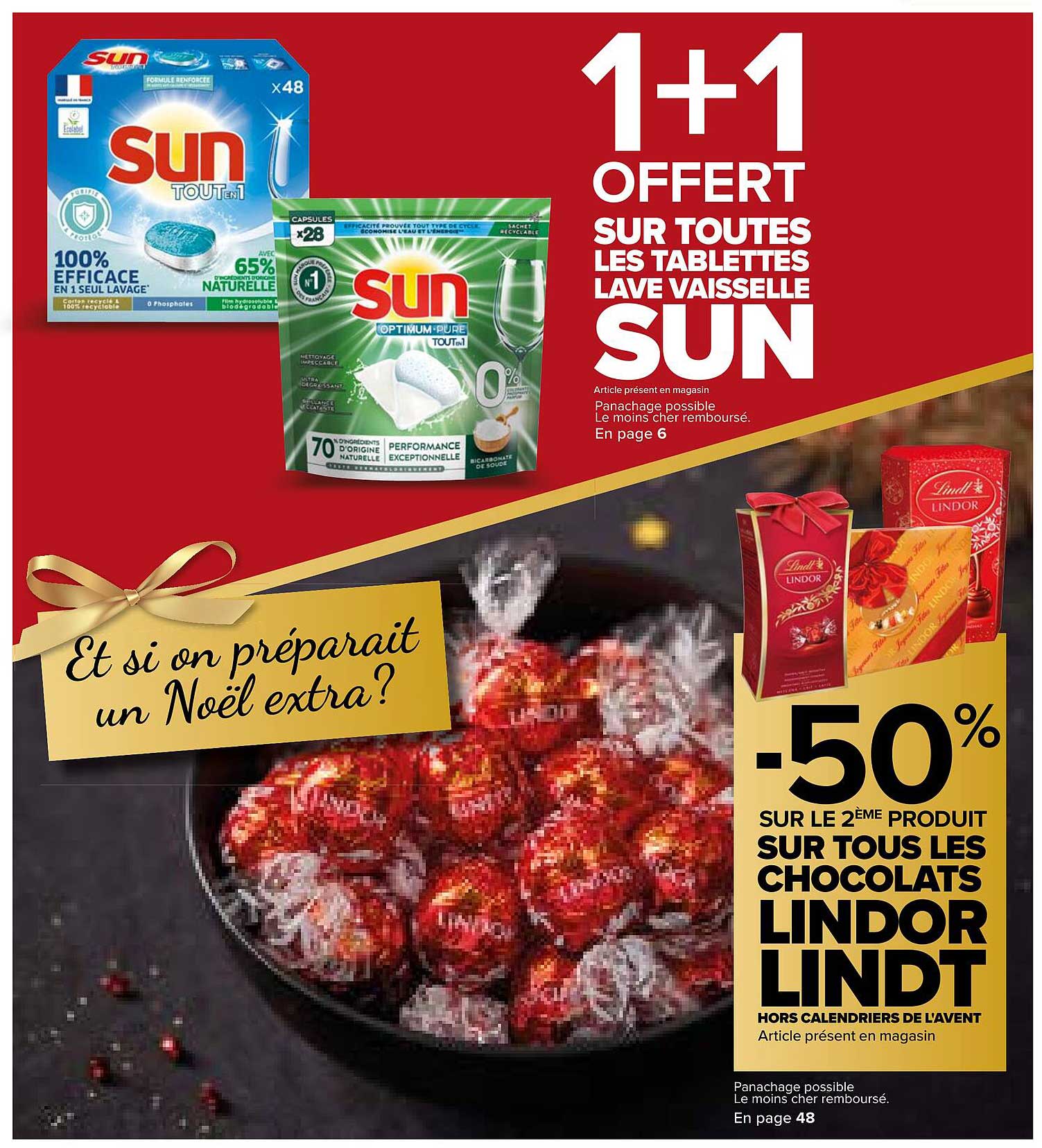 tablettes lave vaisselle sun