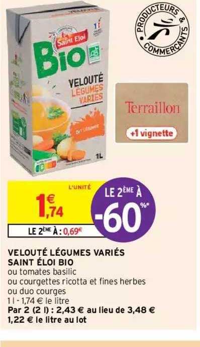 velouté légumes variés saint éloi bio