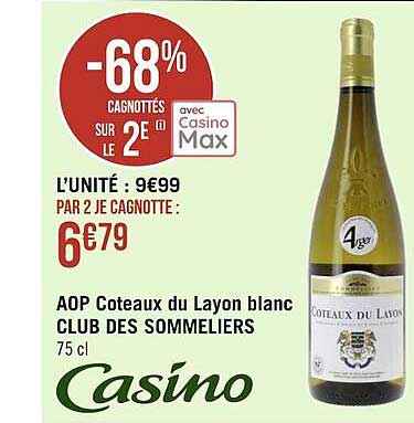 aop coteaux du layon blanc club des sommeliers
