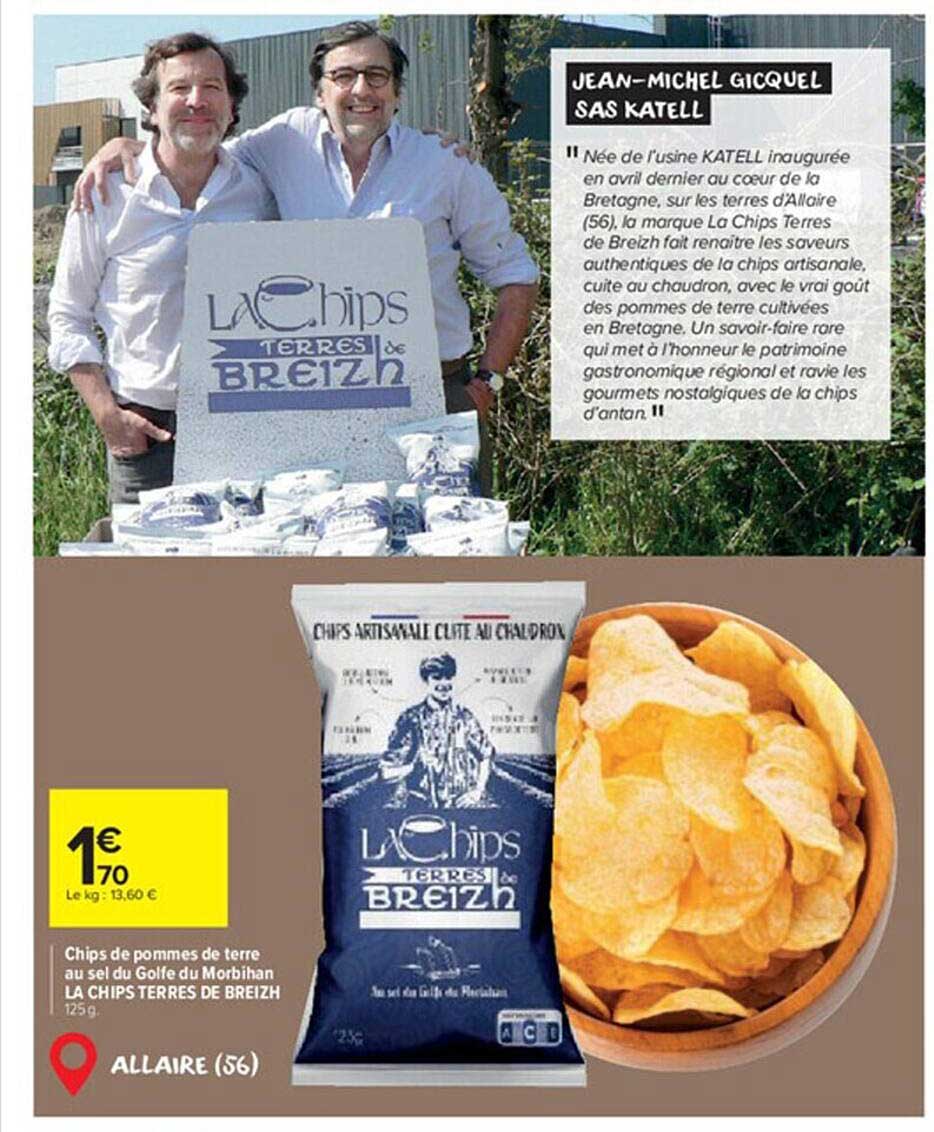 chips de pommes de terre au sel du gof du morbihan la chips terres de breizh