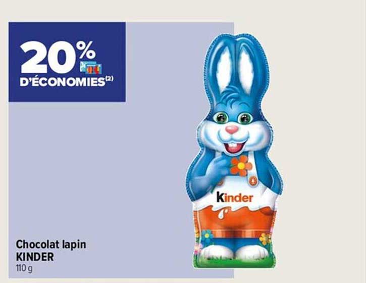 Chocolat Lapin Kinder