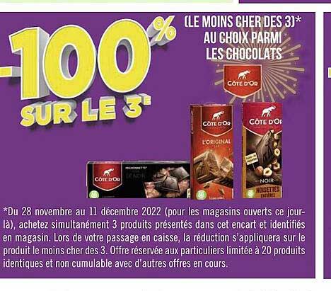 Chocolats Côte D'or