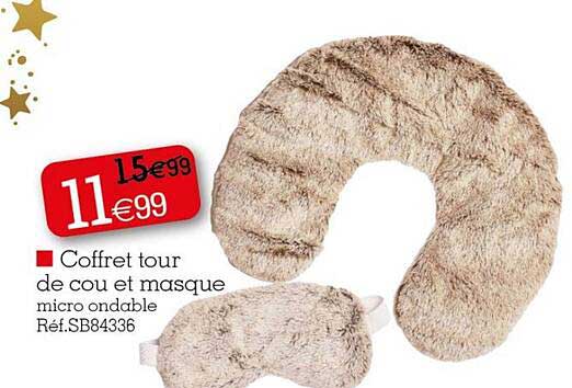 coffret tour de cou et masque micro ondable