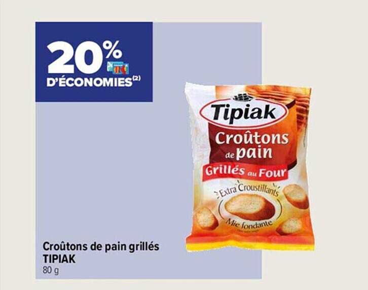 Croûtons De Pain Grillés Tipiak