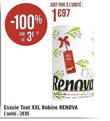 essuie tout xxl bobine renova
