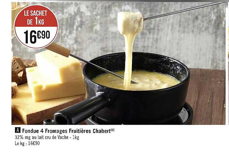 fondue 4 fromages fruitières chabert