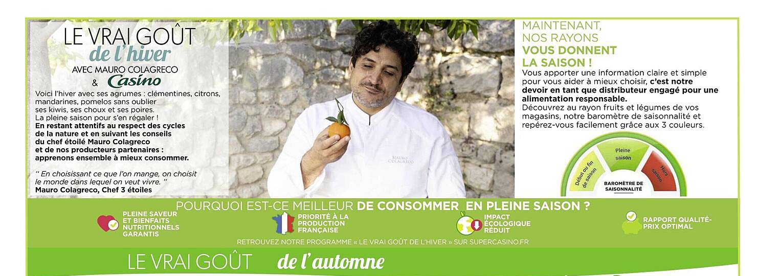 le vrai goût de l'hiver avec mauro colagreco & casino