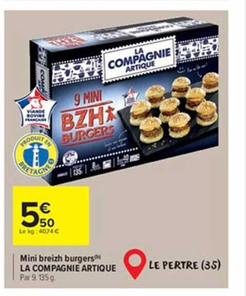 mini breizh burgers la compagnie artique