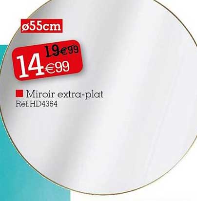 miroir extra-plat