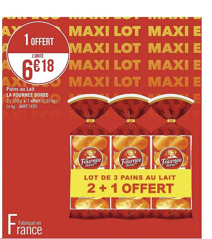 pains au lait la fournée dorée