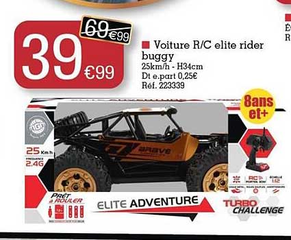 voiture r-c elite rider buggy