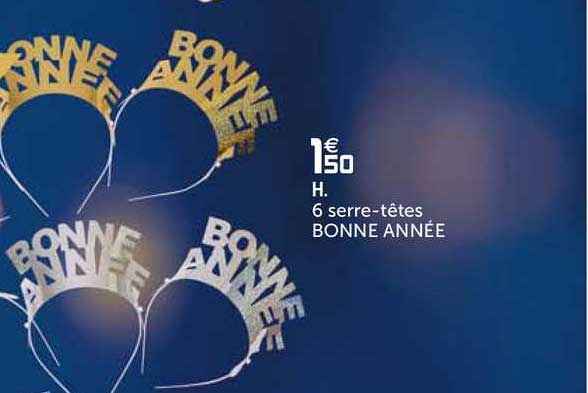 6 serre têtes bonne année