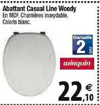 abattant casual line woody